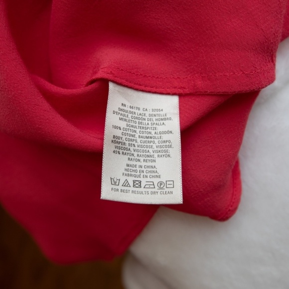 HD in Paris Poppy Pink Tank Top with Front Styled Layers🩷, Size 06P *LIKE NEW!* - Picture 10 of 10